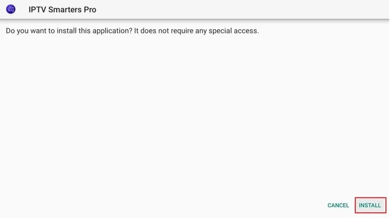 Installation notification